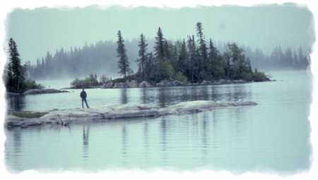 Misty Paint Lake morning